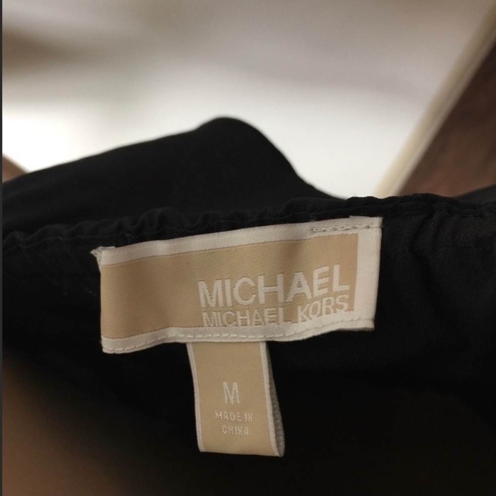 VGUC | Michael Kors Ruffle Jumpsuit Black M - Picture 6 of 7